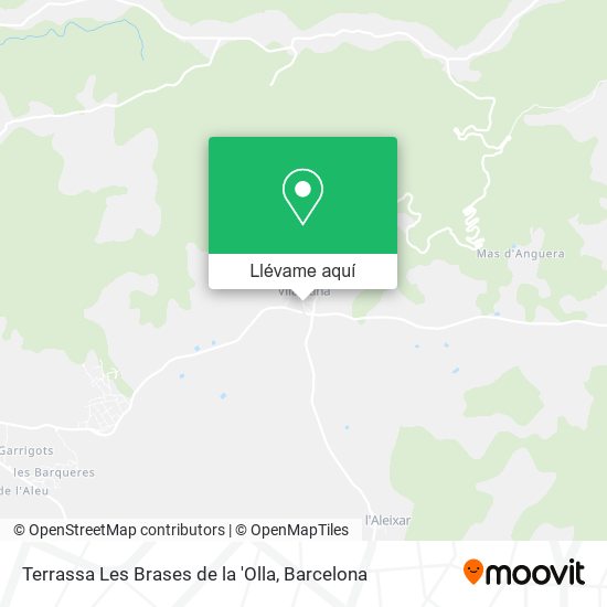 Mapa Terrassa Les Brases de la 'Olla