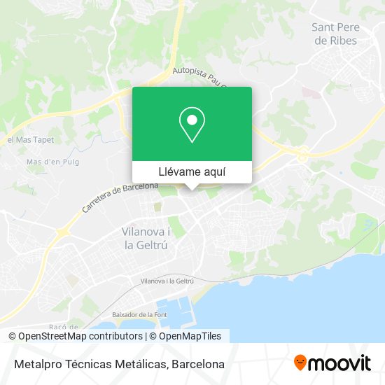 Mapa Metalpro Técnicas Metálicas