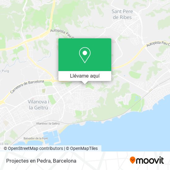Mapa Projectes en Pedra