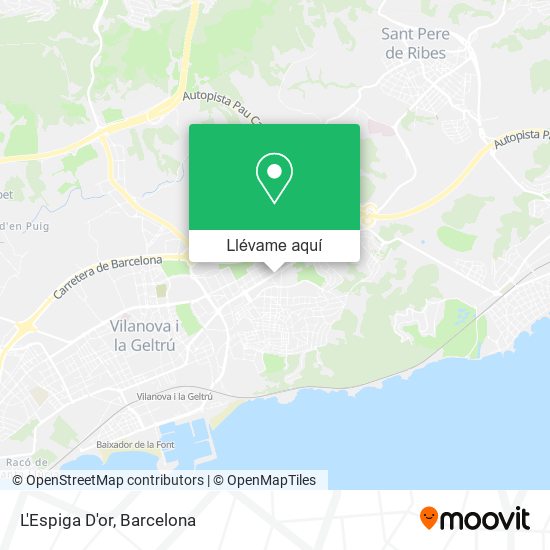 Mapa L'Espiga D'or