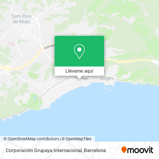 Mapa Corporación Grupaya Internacional