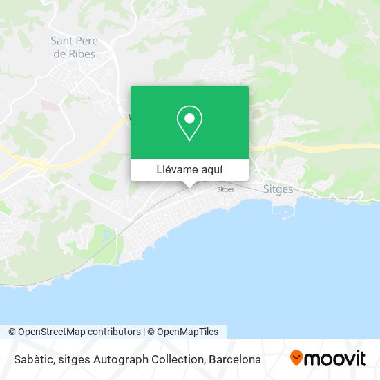 Mapa Sabàtic, sitges Autograph Collection