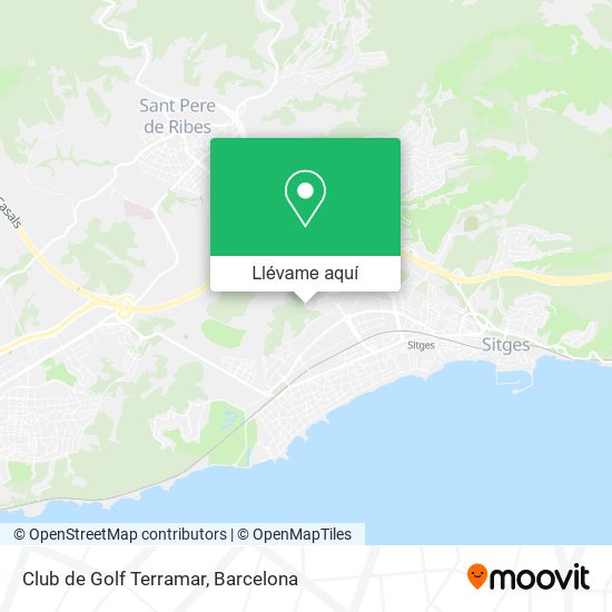 Mapa Club de Golf Terramar