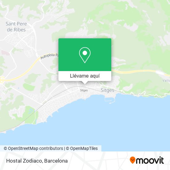 Mapa Hostal Zodiaco