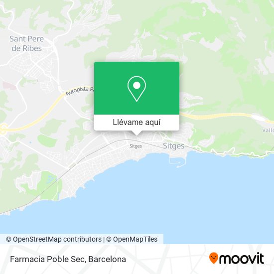 Mapa Farmacia Poble Sec