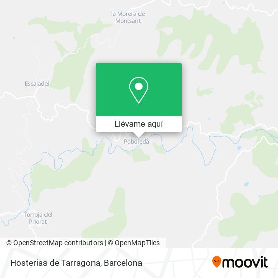 Mapa Hosterias de Tarragona