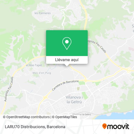 Mapa LARU70 Distribucions