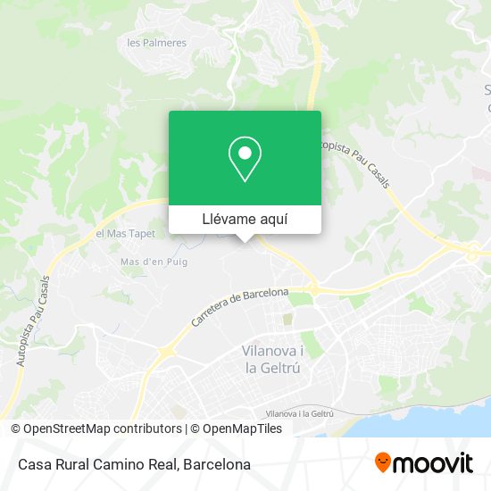 Mapa Casa Rural Camino Real