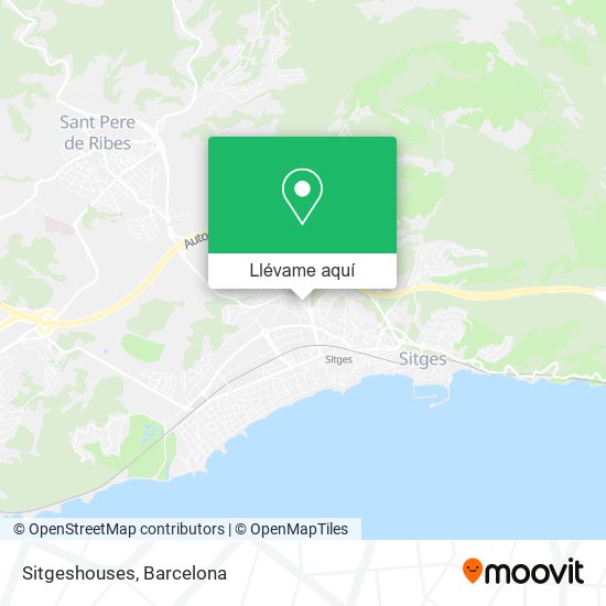 Mapa Sitgeshouses