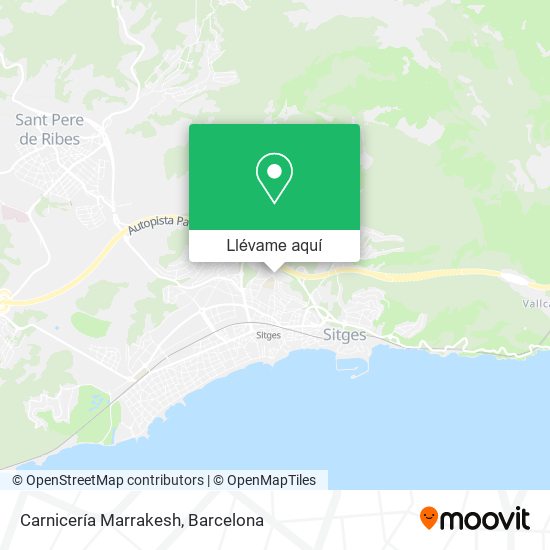 Mapa Carnicería Marrakesh