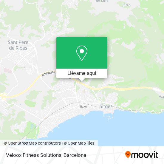 Mapa Veloox Fitness Solutions