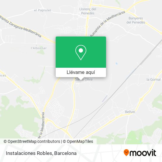 Mapa Instalaciones Robles