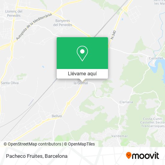 Mapa Pacheco Fruites