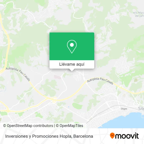 Mapa Inversiones y Promociones Hopla