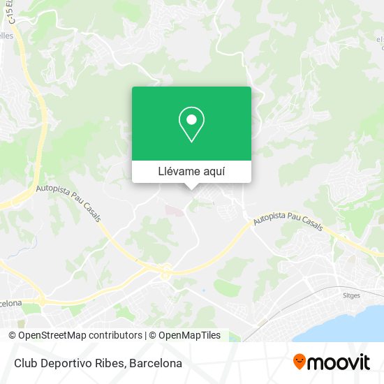 Mapa Club Deportivo Ribes