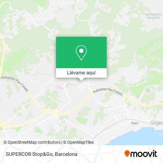 Mapa SUPERCOR Stop&Go