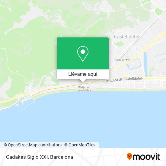 Mapa Cadakes Siglo XXI