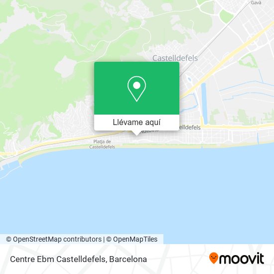 Mapa Centre Ebm Castelldefels