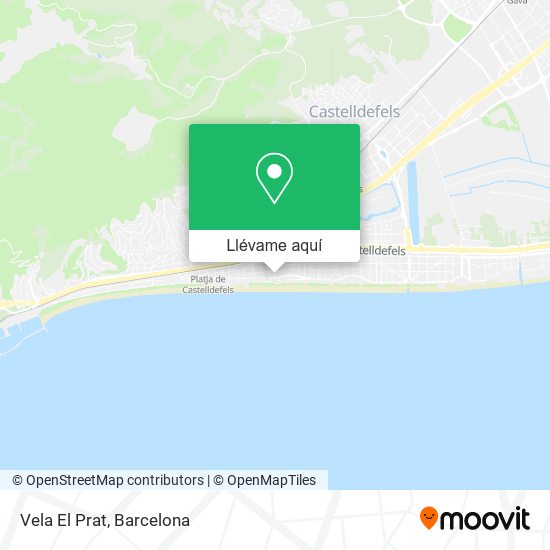 Mapa Vela El Prat