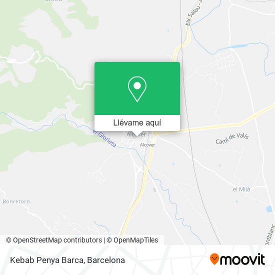 Mapa Kebab Penya Barca