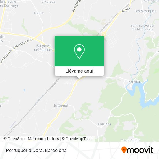 Mapa Perruqueria Dora