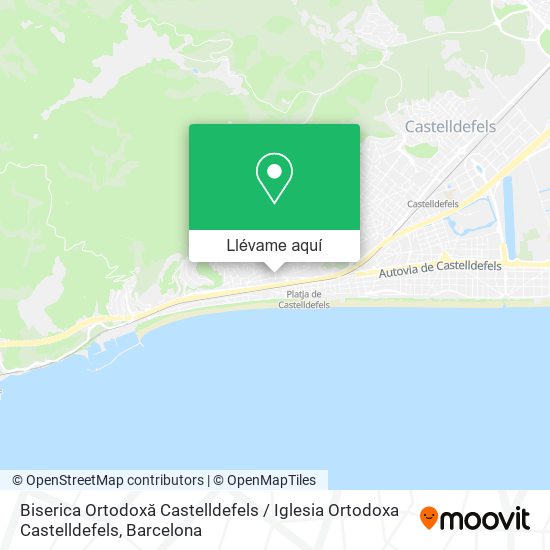 Mapa Biserica Ortodoxă Castelldefels / Iglesia Ortodoxa Castelldefels