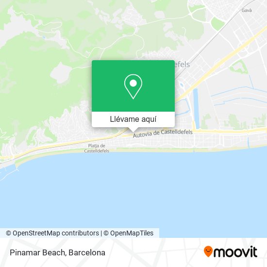 Mapa Pinamar Beach