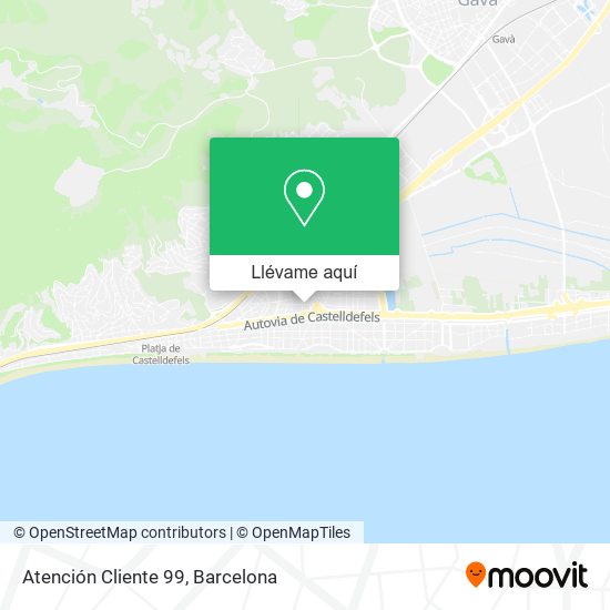 Mapa Atención Cliente 99