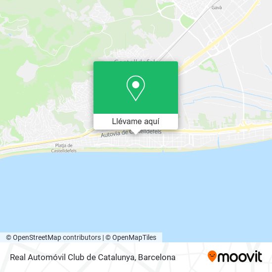 Mapa Real Automóvil Club de Catalunya