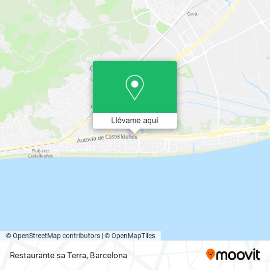 Mapa Restaurante sa Terra