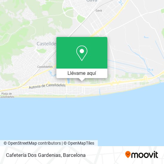 Mapa Cafetería Dos Gardenias