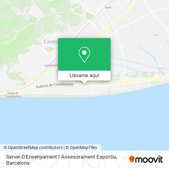 Mapa Servei D'Ensenyament I Assesorament Esportiu