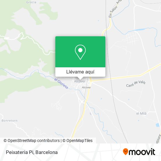 Mapa Peixateria Pi