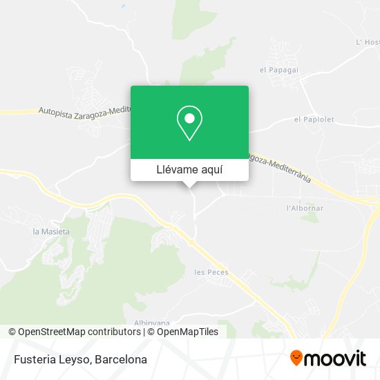 Mapa Fusteria Leyso