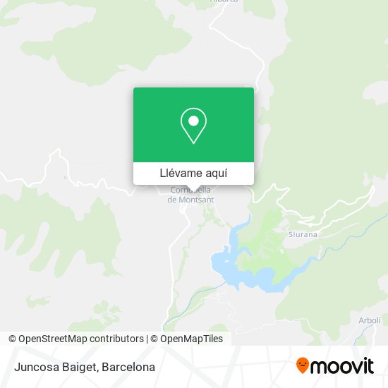 Mapa Juncosa Baiget