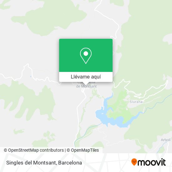 Mapa Singles del Montsant