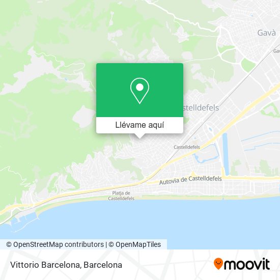 Mapa Vittorio Barcelona