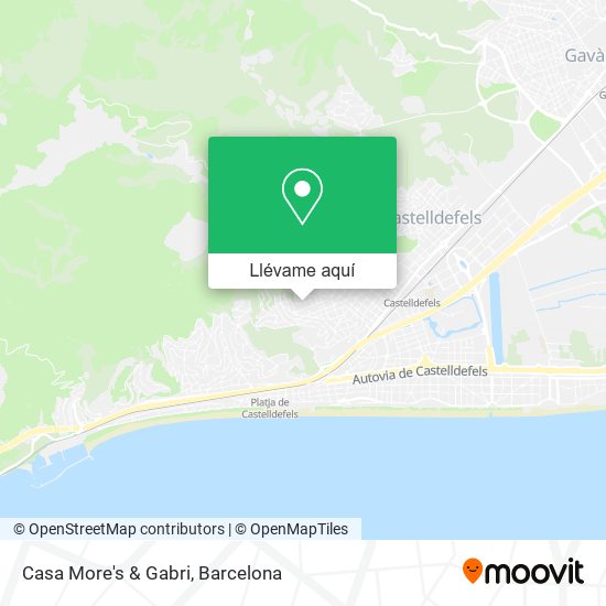 Mapa Casa More's & Gabri