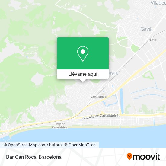 Mapa Bar Can Roca