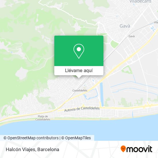 Mapa Halcón Viajes