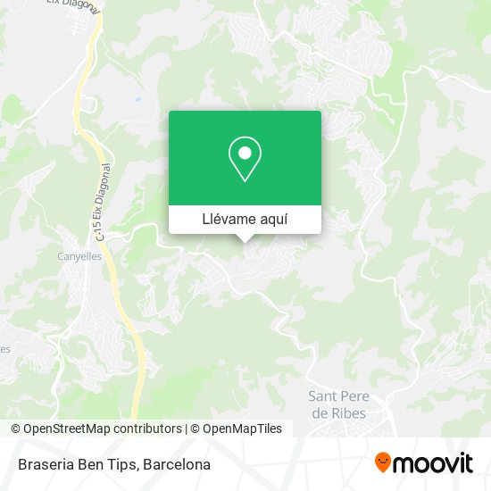 Mapa Braseria Ben Tips