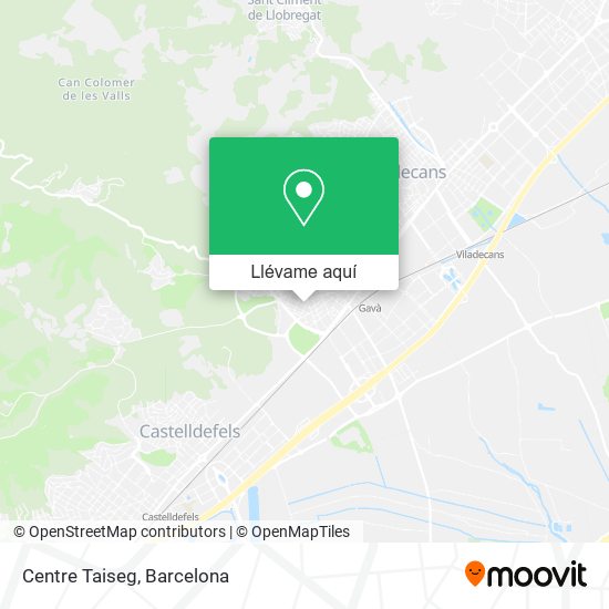 Mapa Centre Taiseg