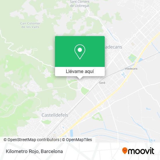 Mapa Kilometro Rojo