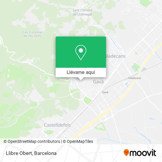 Mapa Llibre Obert