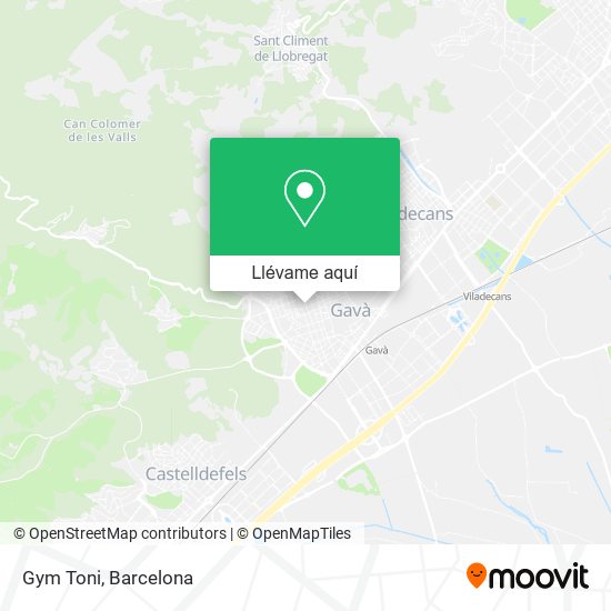 Mapa Gym Toni