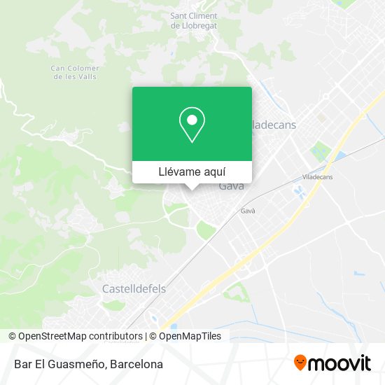 Mapa Bar El Guasmeño
