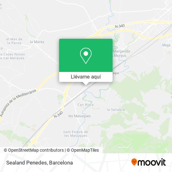 Mapa Sealand Penedes