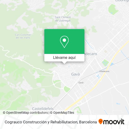 Mapa Cograuco Construcción y Rehabiliutacion