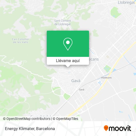 Mapa Energy Klimater