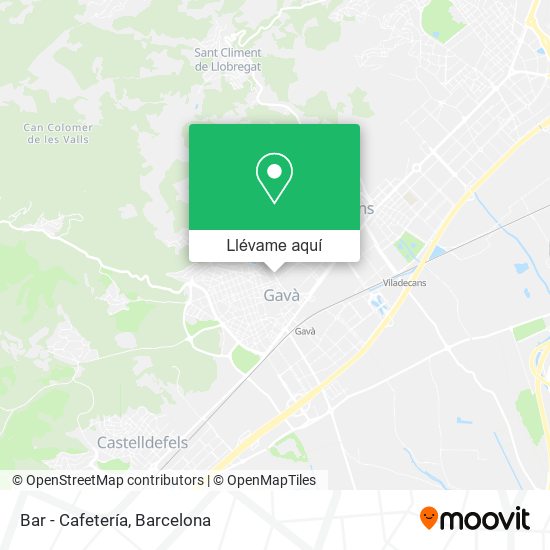 Mapa Bar - Cafetería